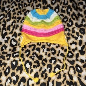 GIRLS CROCHET HAT/HEADWEAR